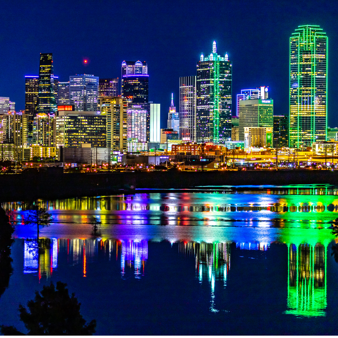 Dallas skyline_night